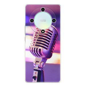 Odolné silikonové pouzdro iSaprio - Vintage Microphone - Honor Magic5 Lite 5G