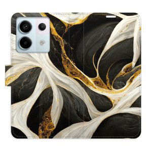 Flipové pouzdro iSaprio - BlackGold Marble - Xiaomi Redmi Note 13 Pro 5G / Poco X6 5G