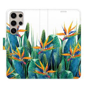 Flipové pouzdro iSaprio - Exotic Flowers 02 - Samsung Galaxy S24 Ultra