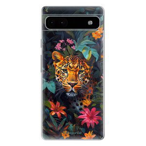Odolné silikonové pouzdro iSaprio - Flower Jaguar - Google Pixel 6a 5G