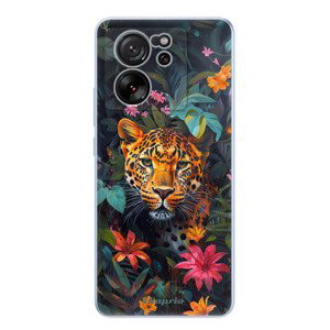 Odolné silikonové pouzdro iSaprio - Flower Jaguar - Xiaomi 13T / 13T Pro