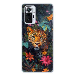 Odolné silikonové pouzdro iSaprio - Flower Jaguar - Xiaomi Redmi Note 10 Pro