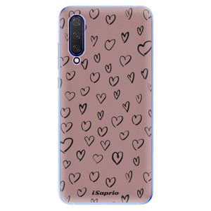 Odolné silikonové pouzdro iSaprio - Heart Dark - Xiaomi Mi 9 Lite