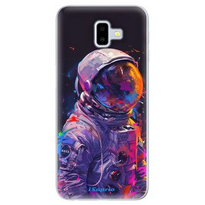 Odolné silikonové pouzdro iSaprio - Neon Astronaut - Samsung Galaxy J6+