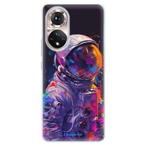 Odolné silikonové pouzdro iSaprio - Neon Astronaut - Honor 50