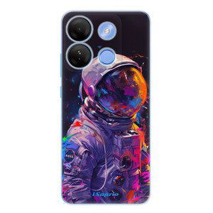 Odolné silikonové pouzdro iSaprio - Neon Astronaut - Infinix Smart 7