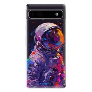 Odolné silikonové pouzdro iSaprio - Neon Astronaut - Google Pixel 6a 5G