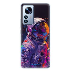 Odolné silikonové pouzdro iSaprio - Neon Astronaut - Xiaomi 12 Pro