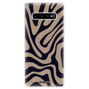Odolné silikonové pouzdro iSaprio - Zebra Black - Samsung Galaxy S10+