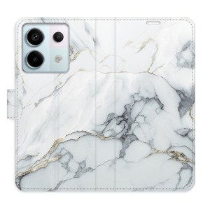 Flipové pouzdro iSaprio - SilverMarble 15 - Xiaomi Redmi Note 13 Pro 5G / Poco X6 5G