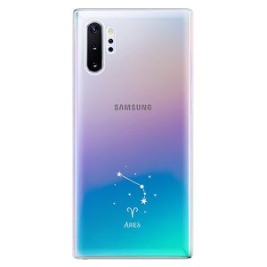 Odolné silikonové pouzdro iSaprio - čiré - Beran - Samsung Galaxy Note 10+