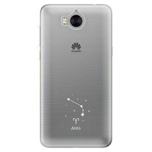 Odolné silikonové pouzdro iSaprio - čiré - Beran - Huawei Y5 2017 / Y6 2017