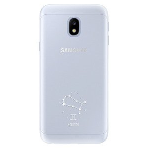 Silikonové pouzdro iSaprio - čiré - Blíženci - Samsung Galaxy J3 2017