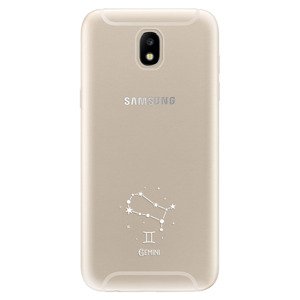 Odolné silikonové pouzdro iSaprio - čiré - Blíženci - Samsung Galaxy J5 2017