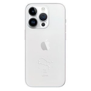 Odolné silikonové pouzdro iSaprio - čiré - Blíženci - iPhone 15 Pro