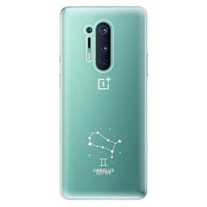 Odolné silikonové pouzdro iSaprio - čiré - Blíženci - OnePlus 8 Pro