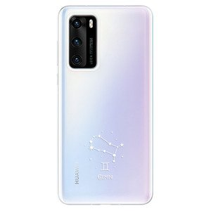 Odolné silikonové pouzdro iSaprio - čiré - Blíženci - Huawei P40