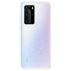 Odolné silikonové pouzdro iSaprio - čiré - Blíženci - Huawei P40 Pro