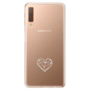 Odolné silikonové pouzdro iSaprio - čiré - Digital Love - Samsung Galaxy A7 (2018)