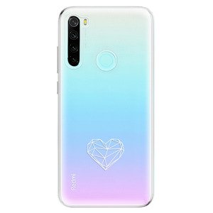 Odolné silikonové pouzdro iSaprio - čiré - Digital Love - Xiaomi Redmi Note 8