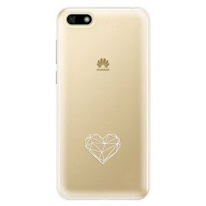 Odolné silikonové pouzdro iSaprio - čiré - Digital Love - Huawei Y5 2018