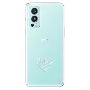 Odolné silikonové pouzdro iSaprio - čiré - Digital Love - OnePlus Nord 2 5G