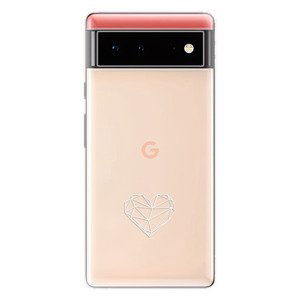 Odolné silikonové pouzdro iSaprio - čiré - Digital Love - Google Pixel 6 5G