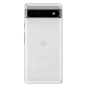 Odolné silikonové pouzdro iSaprio - čiré - Digital Love - Google Pixel 6a 5G
