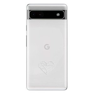 Odolné silikonové pouzdro iSaprio - čiré - Digital Love - Google Pixel 6a 5G