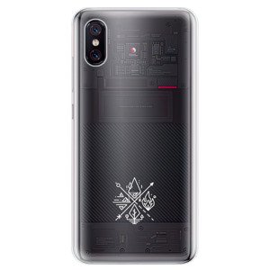 Odolné silikonové pouzdro iSaprio - čiré - Elements - Xiaomi Mi 8 Pro