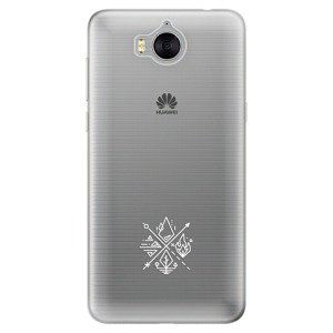 Odolné silikonové pouzdro iSaprio - čiré - Elements - Huawei Y5 2017 / Y6 2017