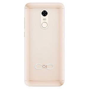 Silikonové pouzdro iSaprio - čiré - Infinity - Xiaomi Redmi 5 Plus