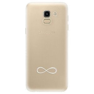 Odolné silikonové pouzdro iSaprio - čiré - Infinity - Samsung Galaxy J6