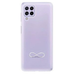 Odolné silikonové pouzdro iSaprio - čiré - Infinity - Samsung Galaxy A22