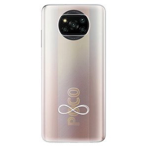 Odolné silikonové pouzdro iSaprio - čiré - Infinity - Xiaomi Poco X3 Pro / X3 NFC
