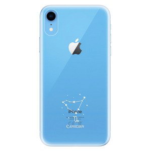 Odolné silikonové pouzdro iSaprio - čiré - Kozoroh - iPhone XR