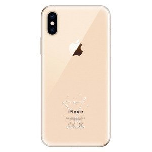 Odolné silikonové pouzdro iSaprio - čiré - Kozoroh - iPhone XS