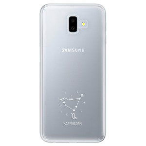 Odolné silikonové pouzdro iSaprio - čiré - Kozoroh - Samsung Galaxy J6+