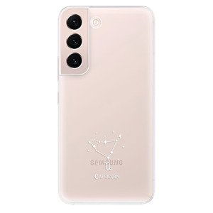 Odolné silikonové pouzdro iSaprio - čiré - Kozoroh - Samsung Galaxy S22 5G