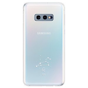 Odolné silikonové pouzdro iSaprio - čiré - Lev - Samsung Galaxy S10e