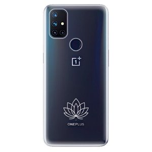 Odolné silikonové pouzdro iSaprio - čiré - Lotos - OnePlus Nord N10 5G