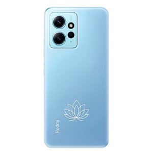 Odolné silikonové pouzdro iSaprio - čiré - Lotos - Xiaomi Redmi Note 12 5G