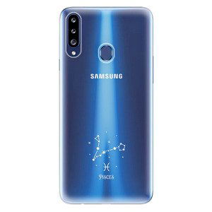 Odolné silikonové pouzdro iSaprio - čiré - Ryby - Samsung Galaxy A20s