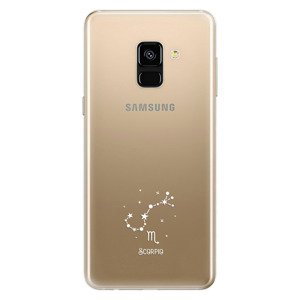 Odolné silikonové pouzdro iSaprio - čiré - Štír - Samsung Galaxy A8 2018
