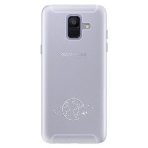 Silikonové pouzdro iSaprio - čiré - Travel - Samsung Galaxy A6