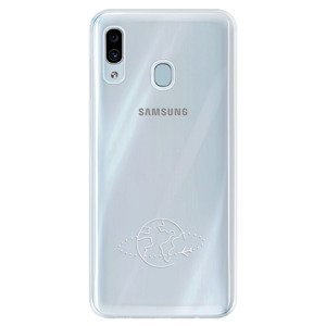 Silikonové pouzdro iSaprio - čiré - Travel - Samsung Galaxy A30