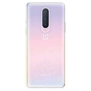 Odolné silikonové pouzdro iSaprio - čiré - Travel - OnePlus 8