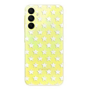 Odolné silikonové pouzdro iSaprio - Stars Pattern - white - Samsung Galaxy A15 / A15 5G