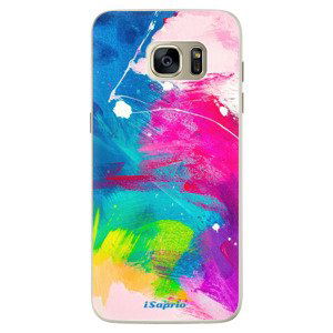 Silikonové pouzdro iSaprio - Abstract Paint 03 - Samsung Galaxy S7