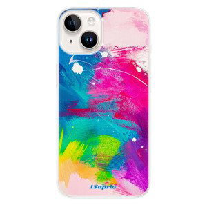 Odolné silikonové pouzdro iSaprio - Abstract Paint 03 - iPhone 15 Plus